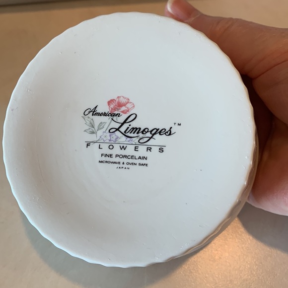 American Limoges Flowers Individual Bakers Set of 2 - Picture 11 of 16